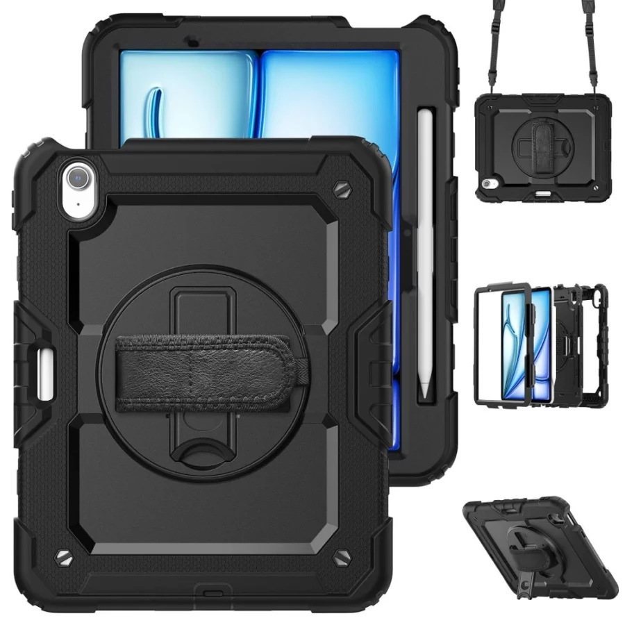 Etui Tech-Protect Solid360 na iPad Air 11" (2024/2025/2026) - czarne
