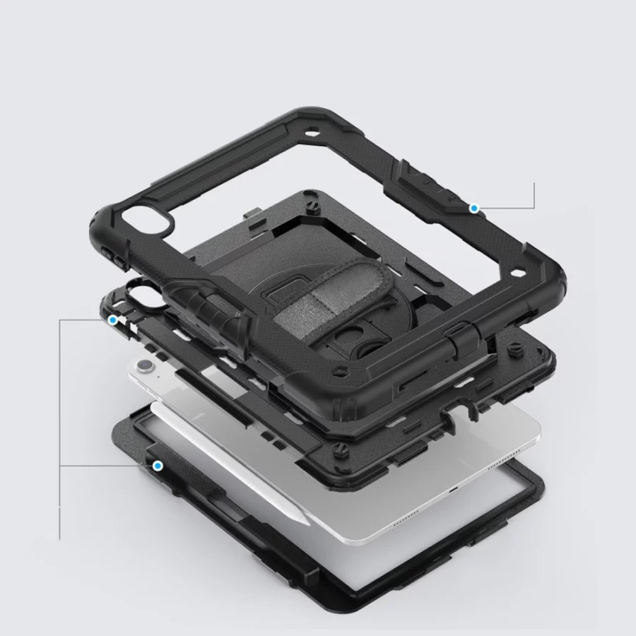 Etui Tech-Protect Solid360 na iPad Air 11" (2024/2025/2026) - czarne