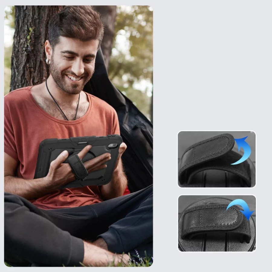 Etui Tech-Protect Solid360 na iPad Air 11" (2024/2025/2026) - czarne
