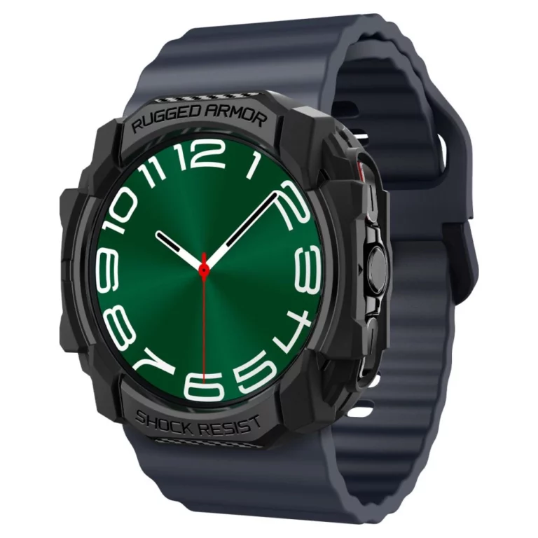 Etui Spigen Rugged Armor na Samsung Galaxy Watch Ultra 47 mm - czarny mat