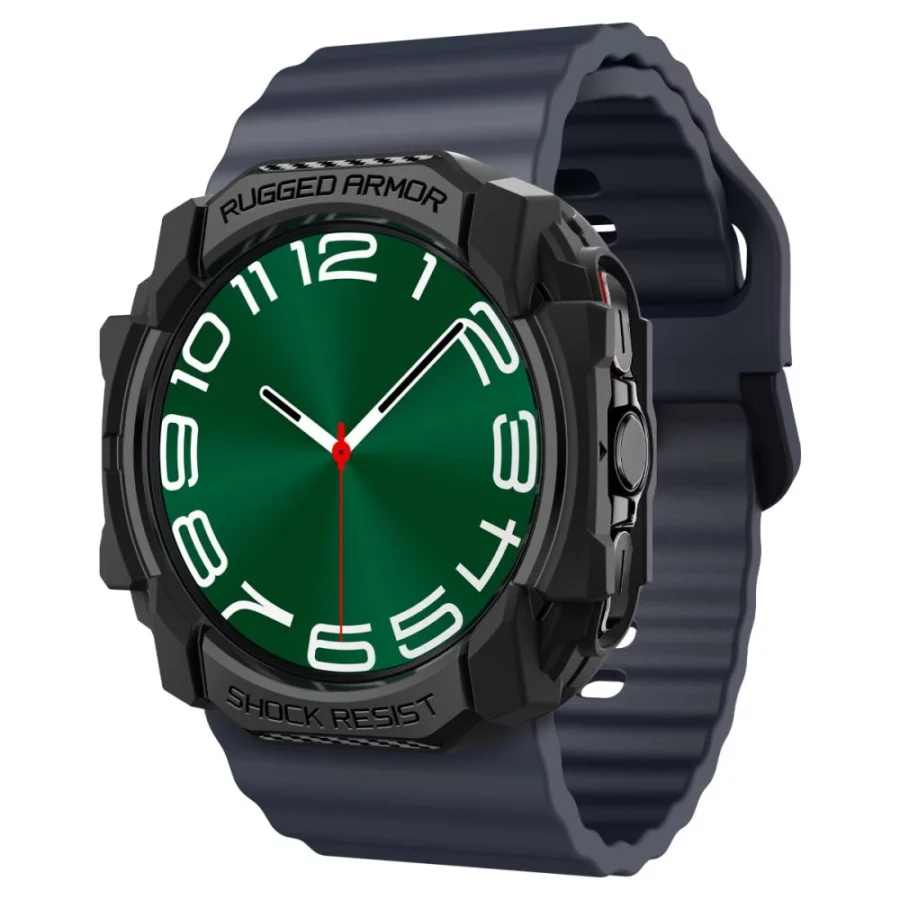 Etui Spigen Rugged Armor na Samsung Galaxy Watch Ultra 47 mm - czarny mat