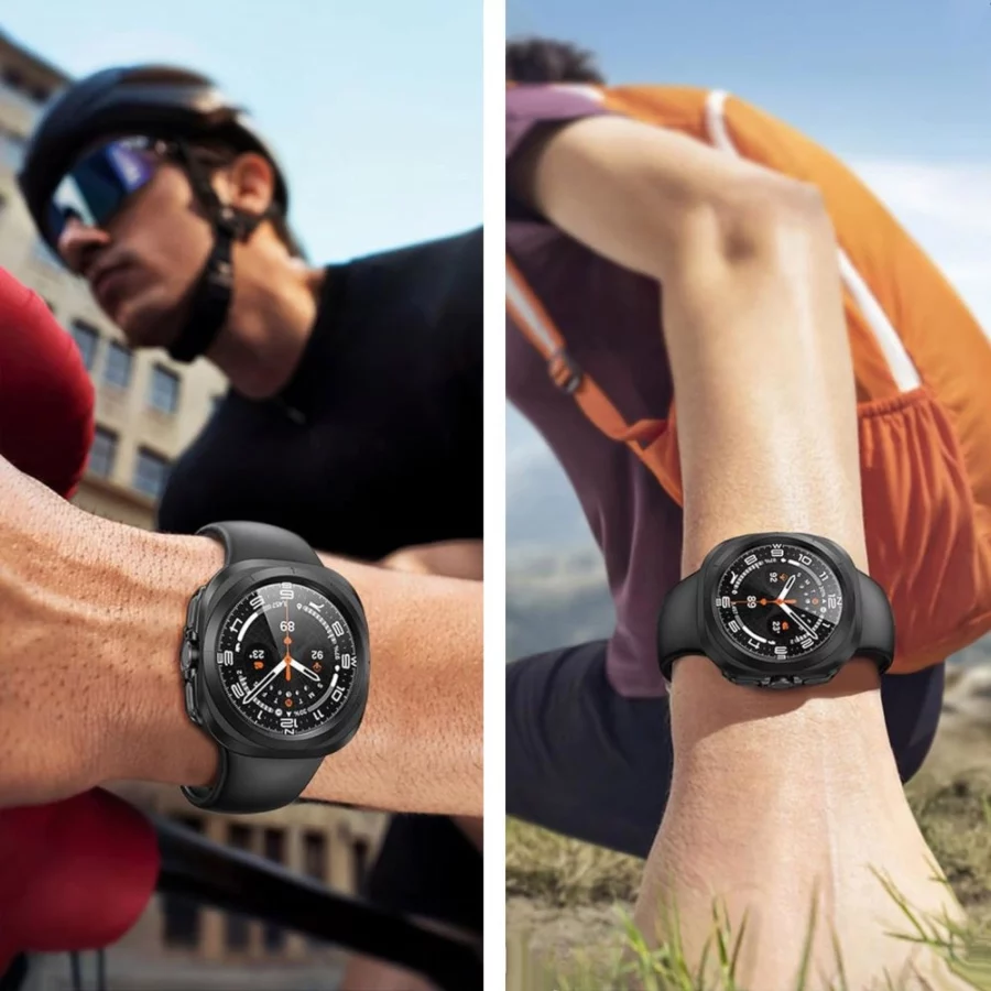 Etui Tech-Protect Defense360 na Samsung Galaxy Watch Ultra (47 mm) - czarne