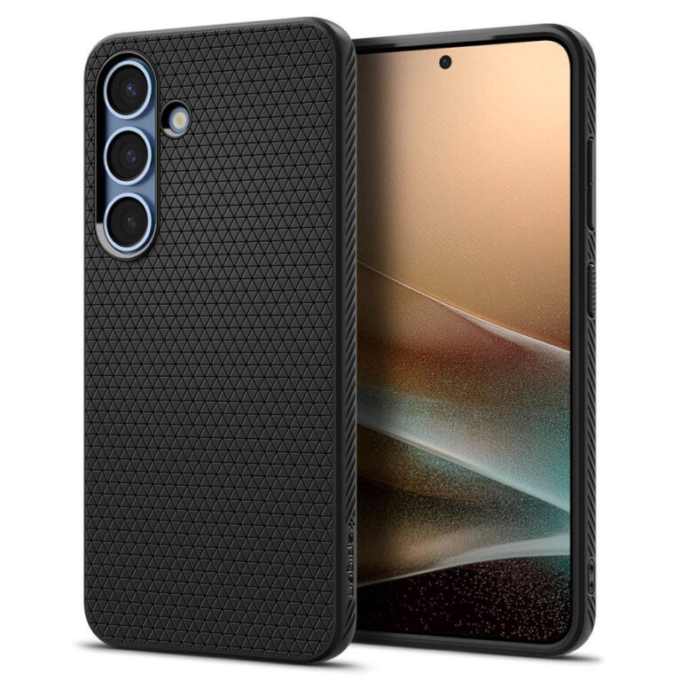 Etui Spigen Liquid Air na Samsung Galaxy S25+ - czarne-matowe