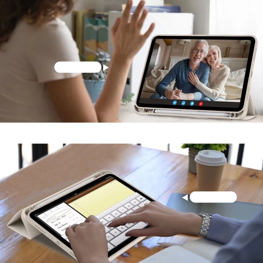 Etui Tech-Protect SC Pen na iPad 10.9" 2022 - beżowe
