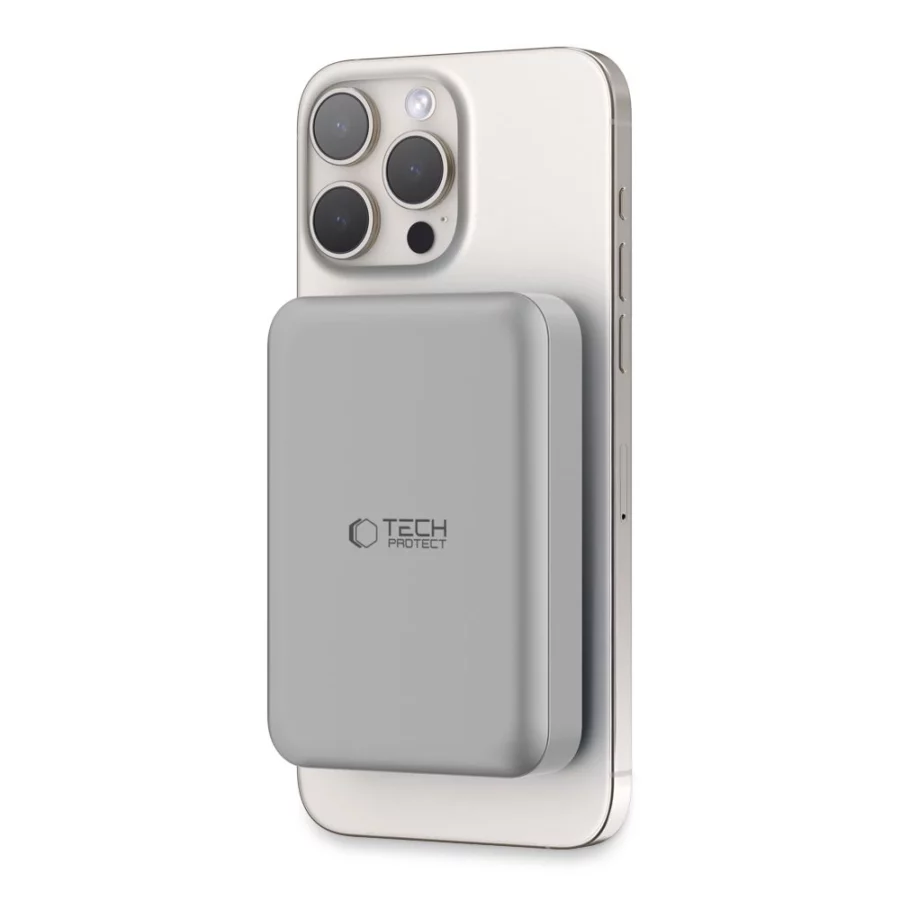 Powerbank Tech-Protect PB11 LifeMag MagSafe 10000 mAh - tytanowy