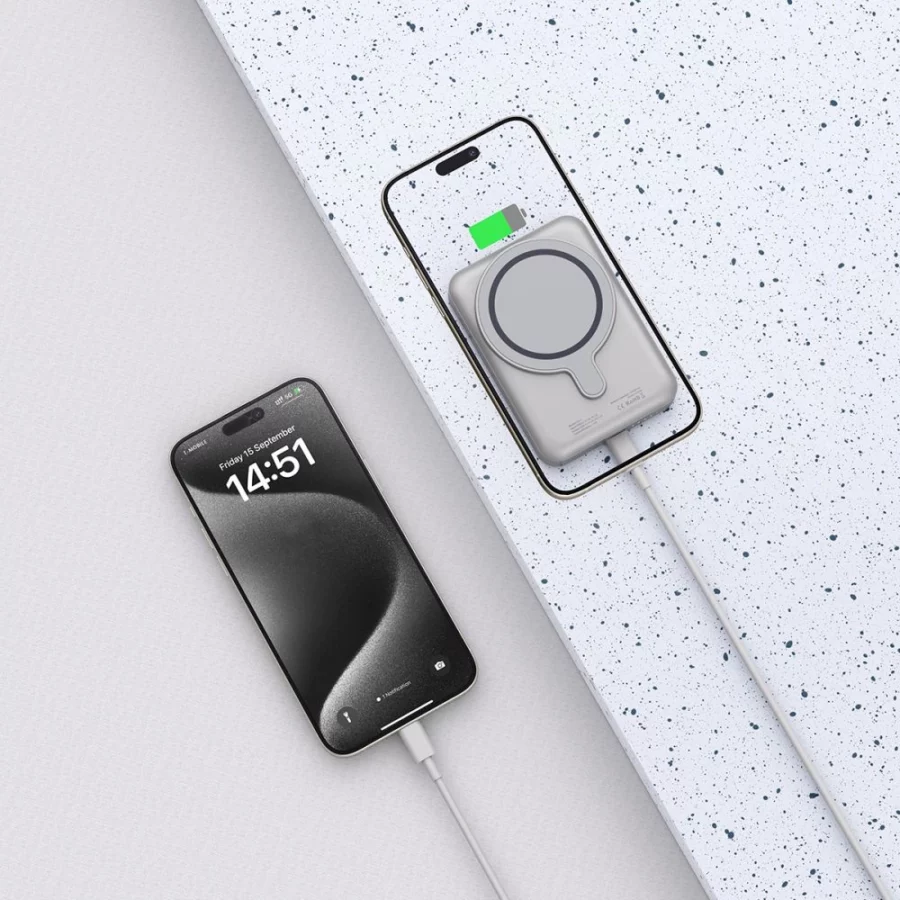 Powerbank Tech-Protect PB11 LifeMag MagSafe 10000 mAh - tytanowy