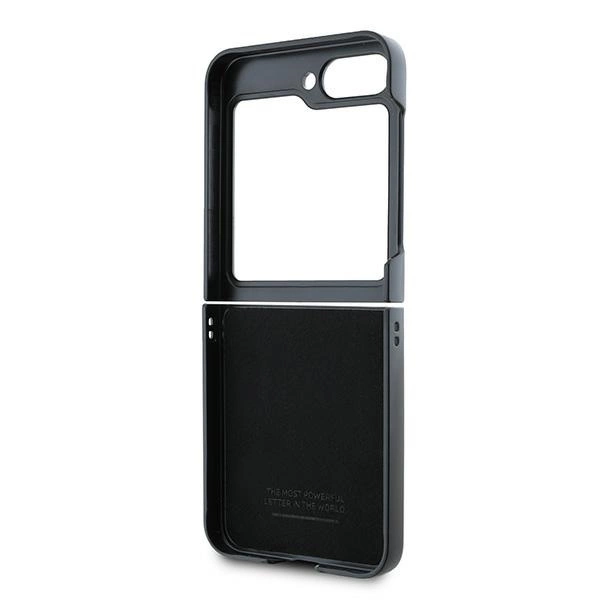 Etui BMW Carbon Blue Line na Samsung Galaxy Z Flip 6 - czarne