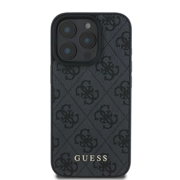 Etui Guess 4G Classic na iPhone 16 Pro - czarne