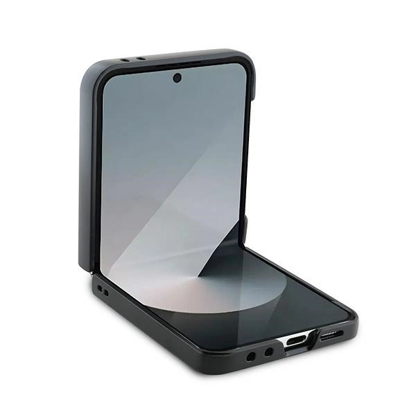Etui Karl Lagerfeld Saffiano Metal Pin na Samsung Galaxy Z Flip 6 - czarne