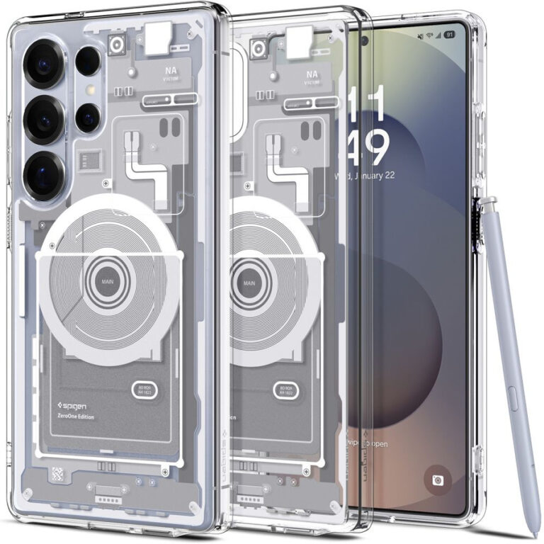 Etui Spigen Ultra Hybrid Mag na Samsung Galaxy S25 Ultra Zero One - białe