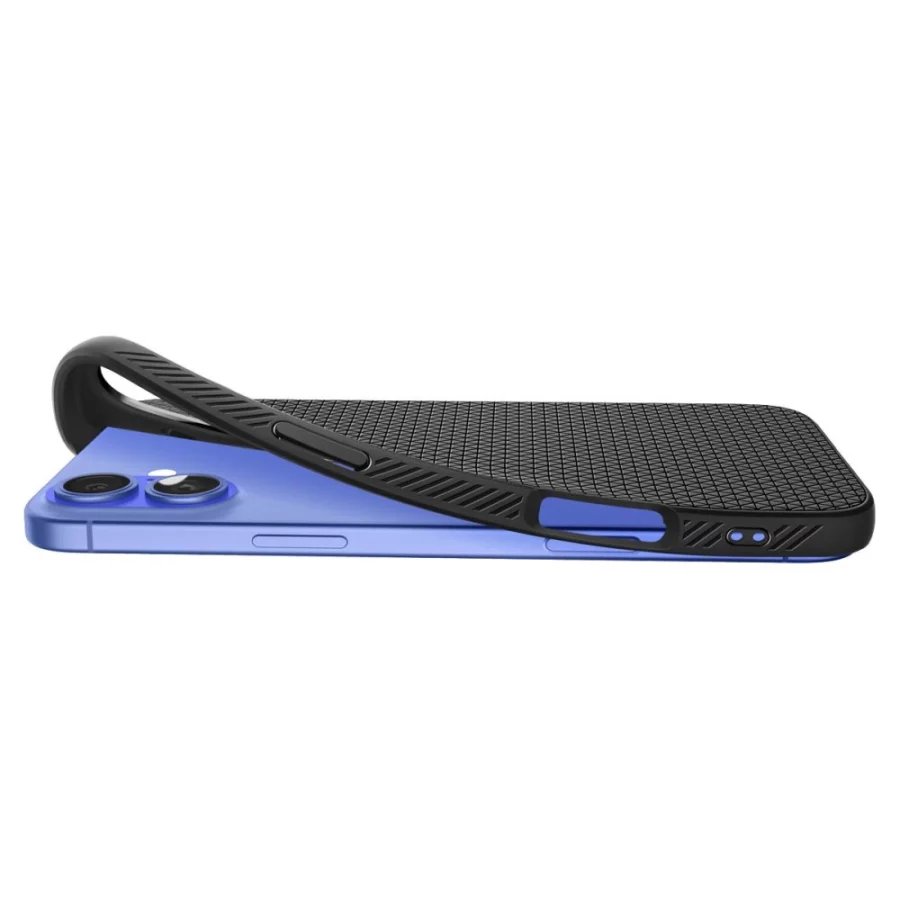 Etui Spigen Liquid Air na iPhone 16 - czarne