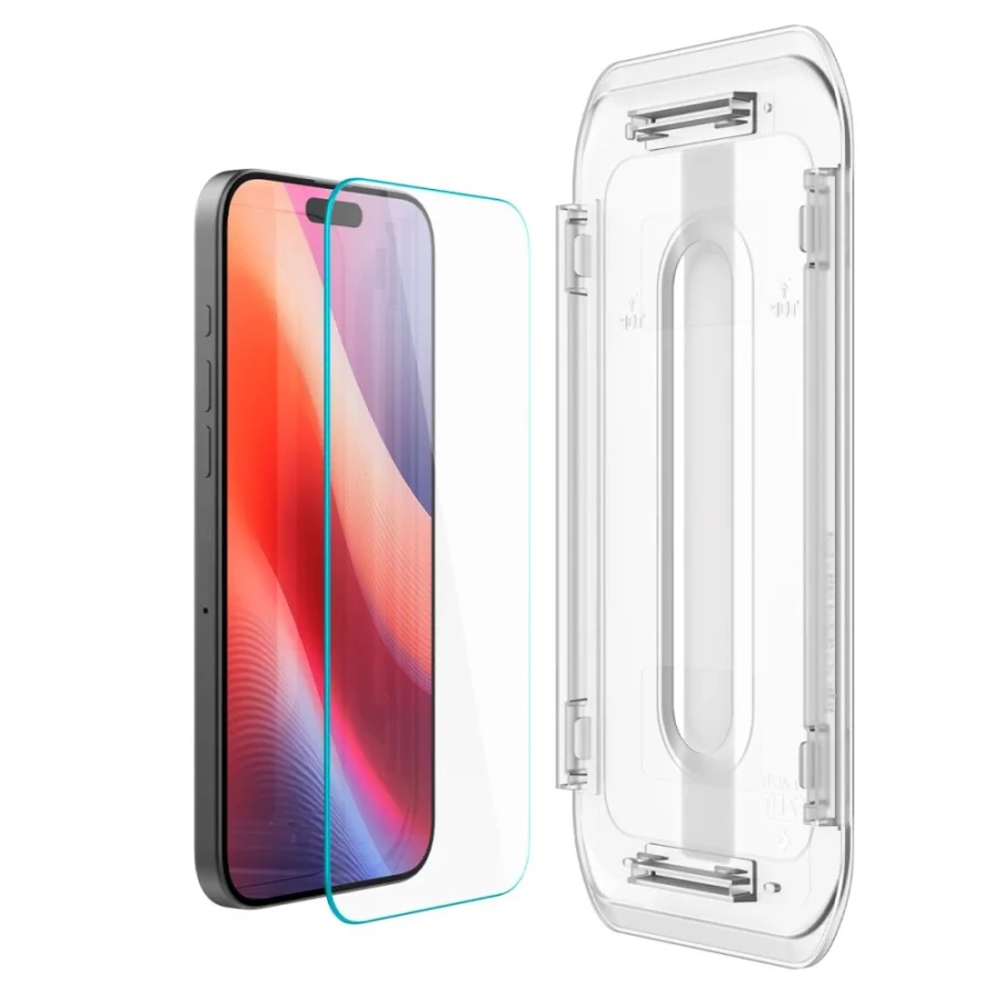Szkło hartowane Spigen Glas.tR EZ Fit na iPhone 16 Pro / 17 / 17 Pro - 2 szt.