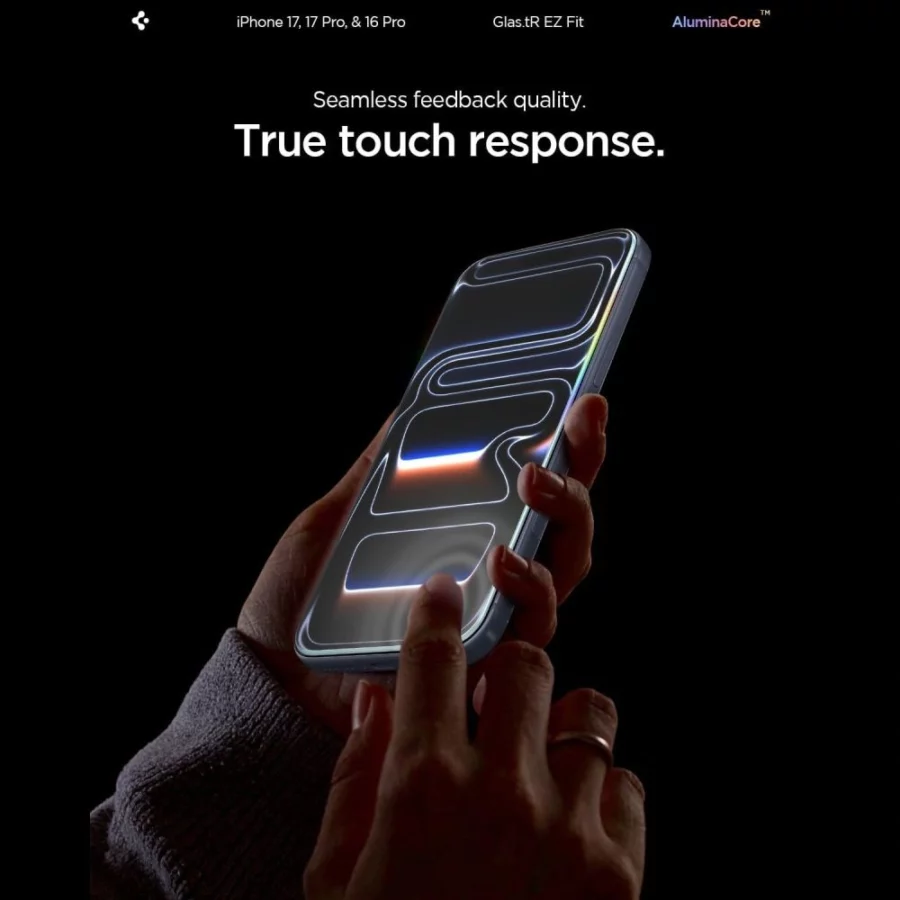 Szkło hartowane Spigen Glas.tR EZ Fit na iPhone 16 Pro / 17 / 17 Pro - 2 szt.