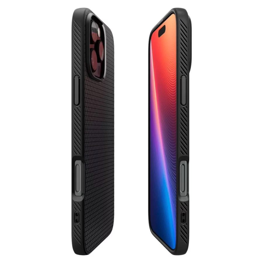 Etui Spigen Liquid Air na iPhone 16 Pro - czarne