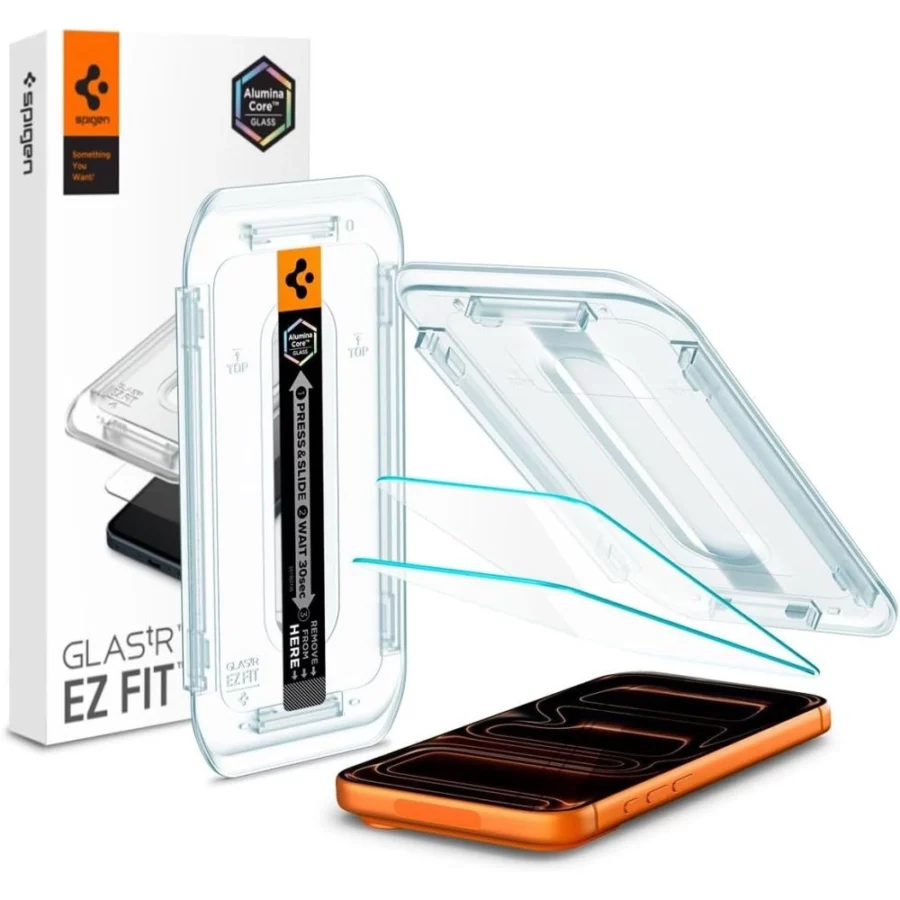 Szkło hartowane Spigen Glas.tR EZ Fit na iPhone 16 Pro Max / 17 Pro Max - 2 szt.