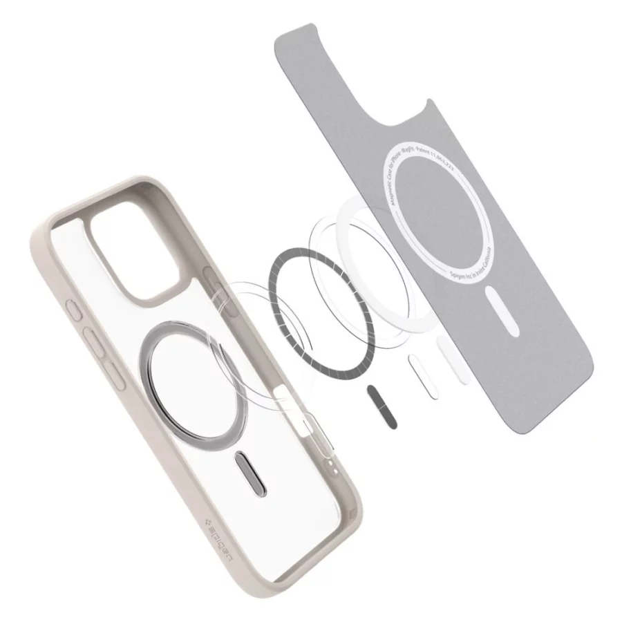 Etui Spigen Ultra Hybrid Mag z MagSafe na iPhone 16 Pro Max - tytanowe