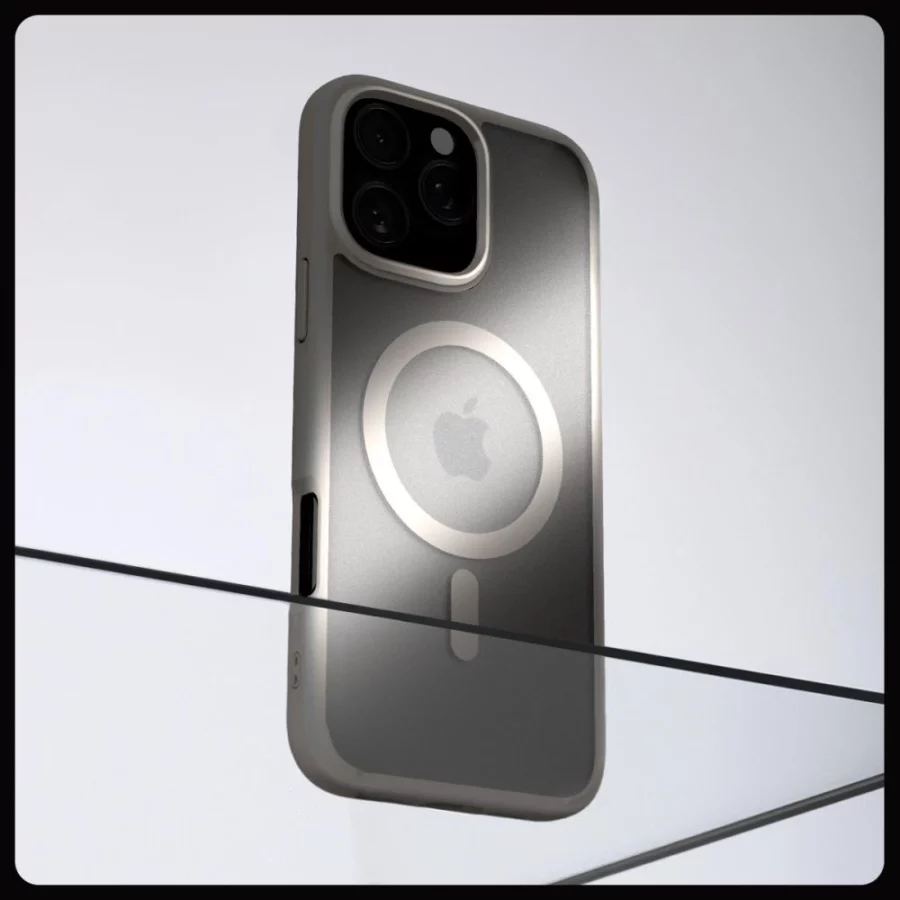 Etui Spigen Ultra Hybrid Mag z MagSafe na iPhone 16 Pro Max - tytanowe
