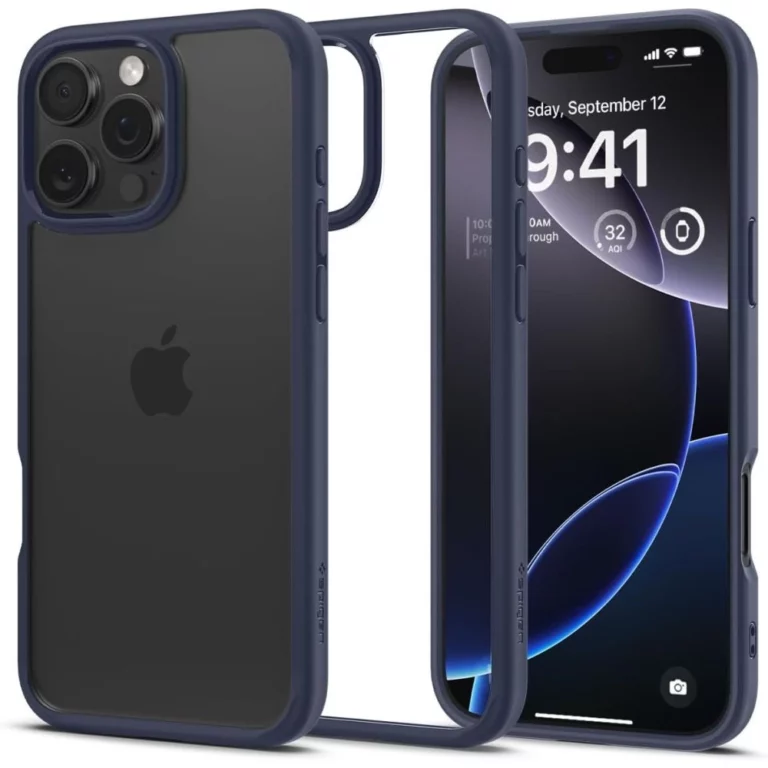 Etui Spigen Ultra Hybrid na iPhone 16 Pro Max - niebieskie