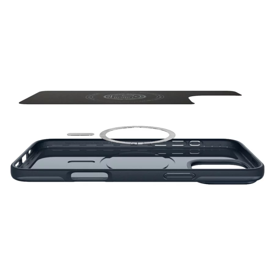 Etui Spigen Thin Fit MagSafe do na iPhone 16 Pro Max - ciemnoszare