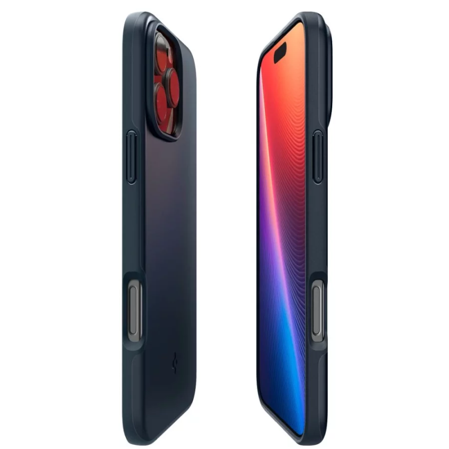 Etui Spigen Thin Fit MagSafe do na iPhone 16 Pro Max - ciemnoszare