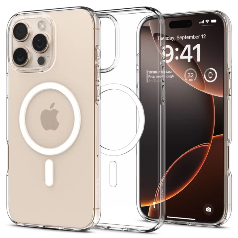 Etui Spigen Liquid Crystal MagSafe na iPhone 16 Pro Max - przezroczyste