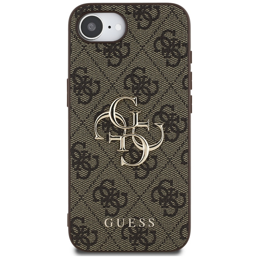 Etui Guess 4G Big Logo do iPhone 16e     brązowy