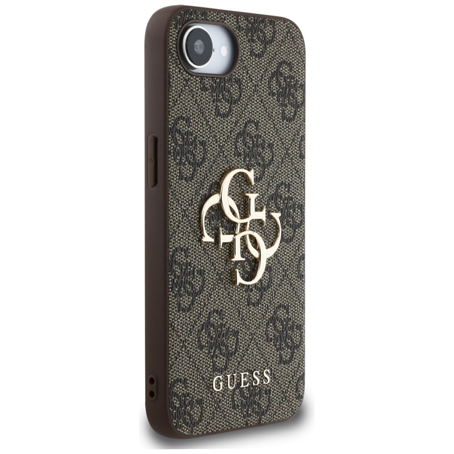 Etui Guess 4G Big Logo do iPhone 16e     brązowy