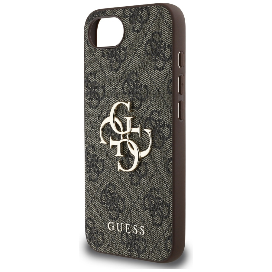 Etui Guess 4G Big Logo do iPhone 16e     brązowy