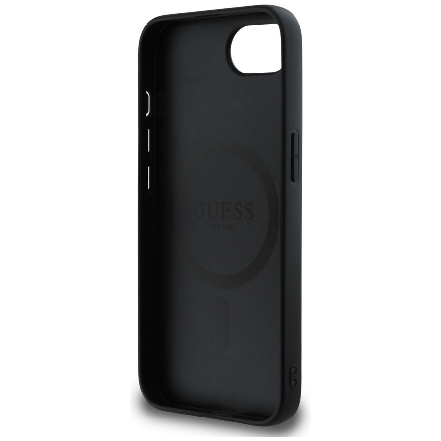 Etui Guess 4G Small 4G and Classic       MagSafe do iPhone 16e czarny
