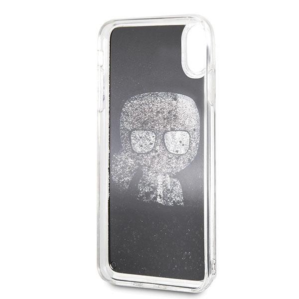 Karl Lagerfeld KLHCI65ICGBK iPhone XsMax czarny/black Iconic Glitter