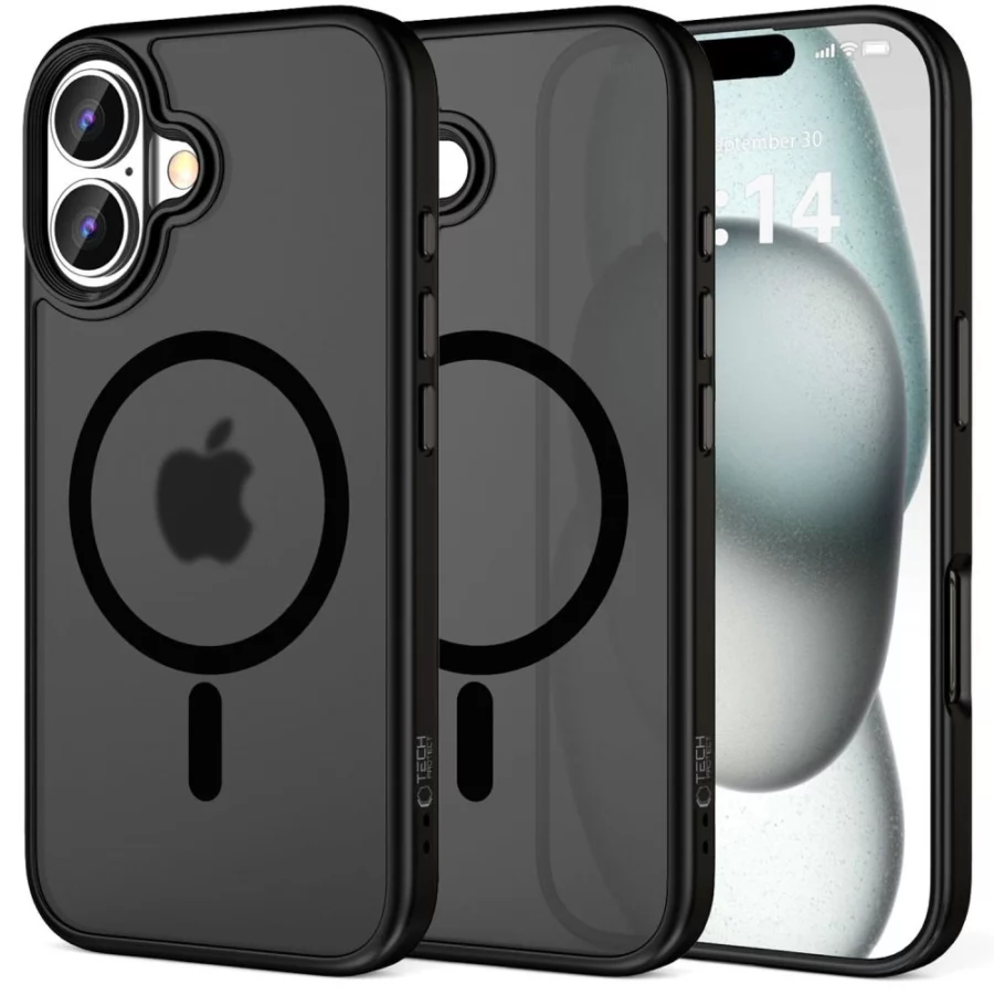 Etui Tech-Protect MagMat MagSafe na iPhone 16 - czarne