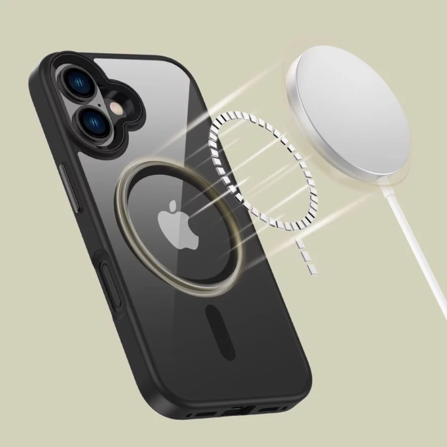 Etui Tech-Protect MagMat MagSafe na iPhone 16 - przezroczyste