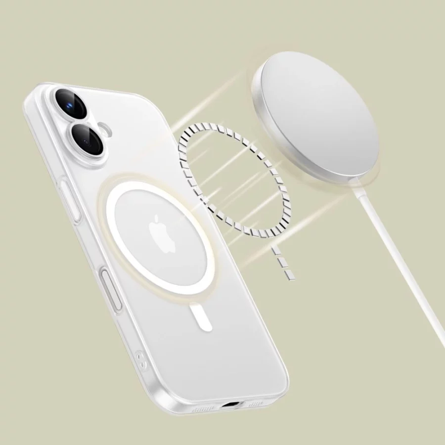 Etui Tech-Protect MagSlim MagSafe na iPhone 16 - czarne