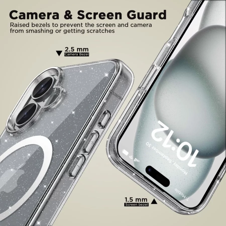 Etui Tech-Protect FlexAir Hybrid MagSafe na iPhone 16 - przezroczyste