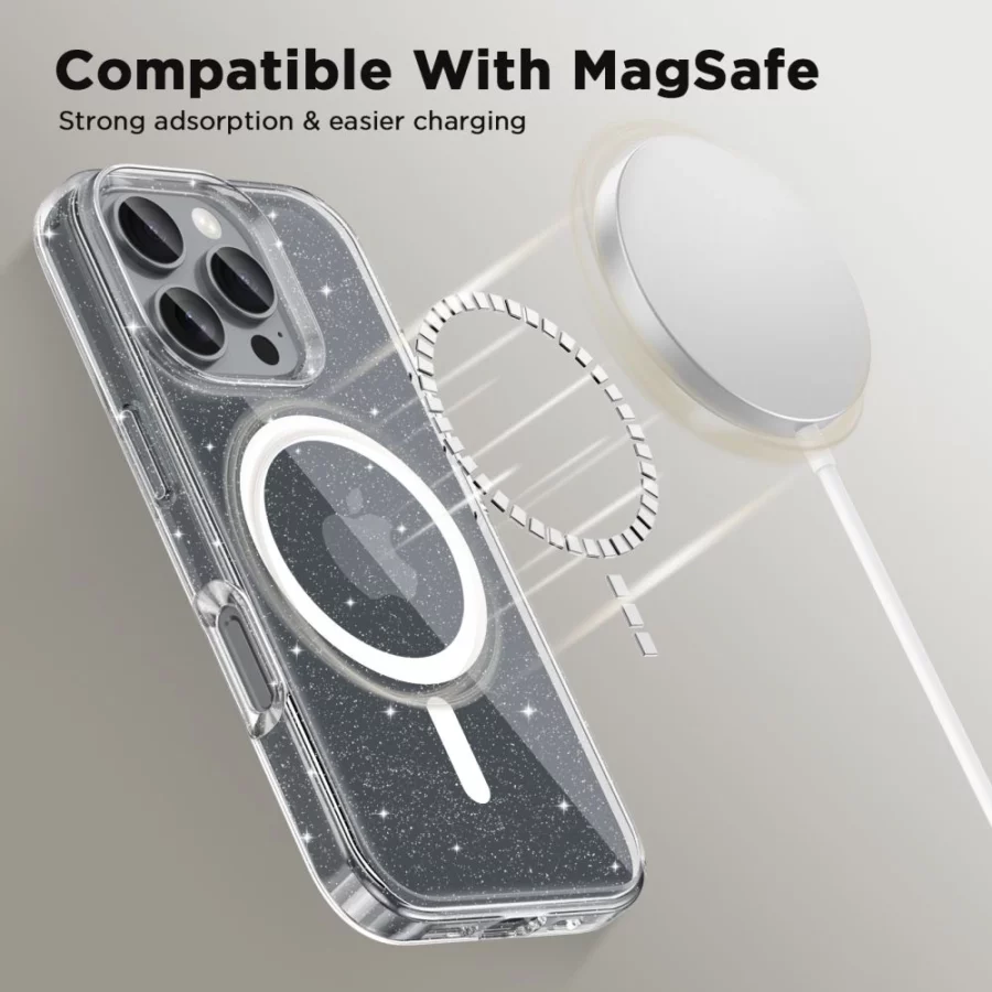 Etui Tech-Protect FlexAir Hybrid MagSafe na iPhone 16 Pro - przezroczyste
