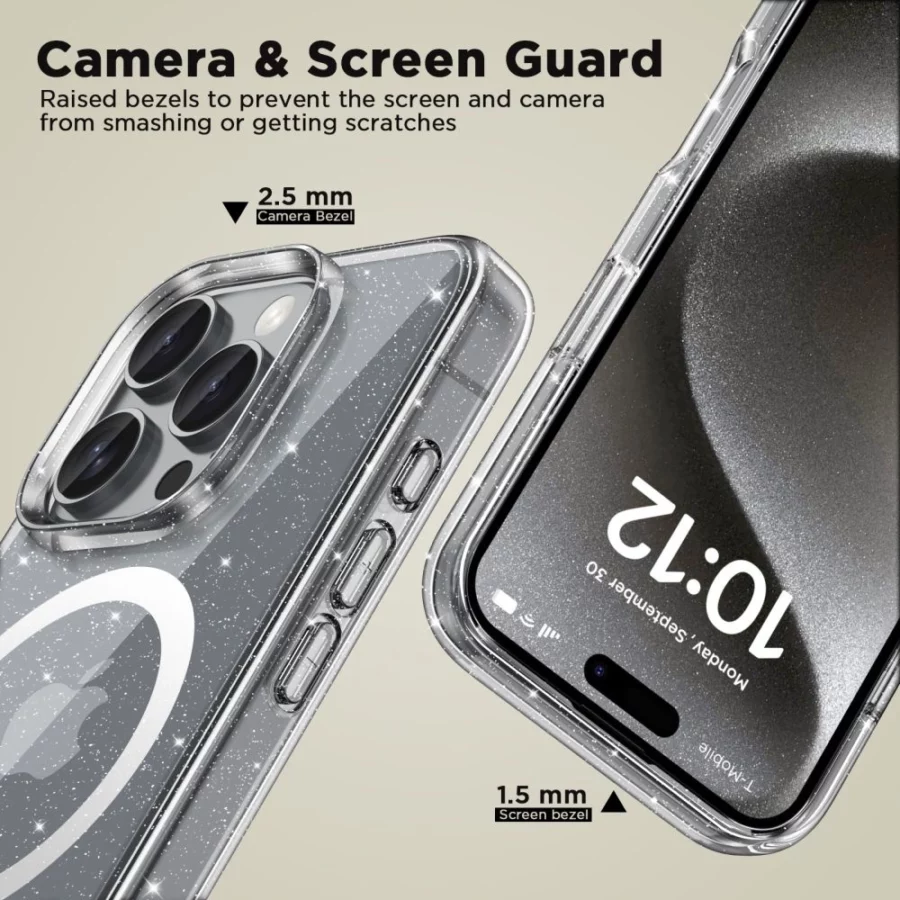 Etui Tech-Protect FlexAir Hybrid MagSafe na iPhone 16 Pro - przezroczyste