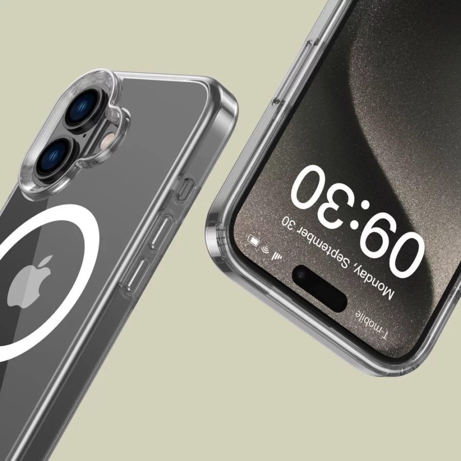 Etui Tech-Protect FlexAir Hybrid MagSafe na iPhone 16 - przezroczyste