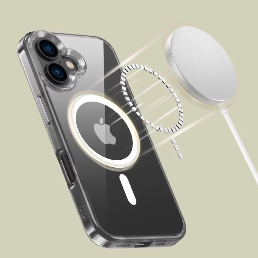 Etui Tech-Protect FlexAir Hybrid MagSafe na iPhone 16 - przezroczyste
