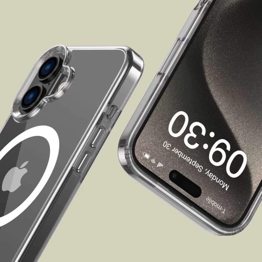 Etui Tech-Protect Flexair Hybrid MagSafe na iPhone 16 Plus - przezroczyste