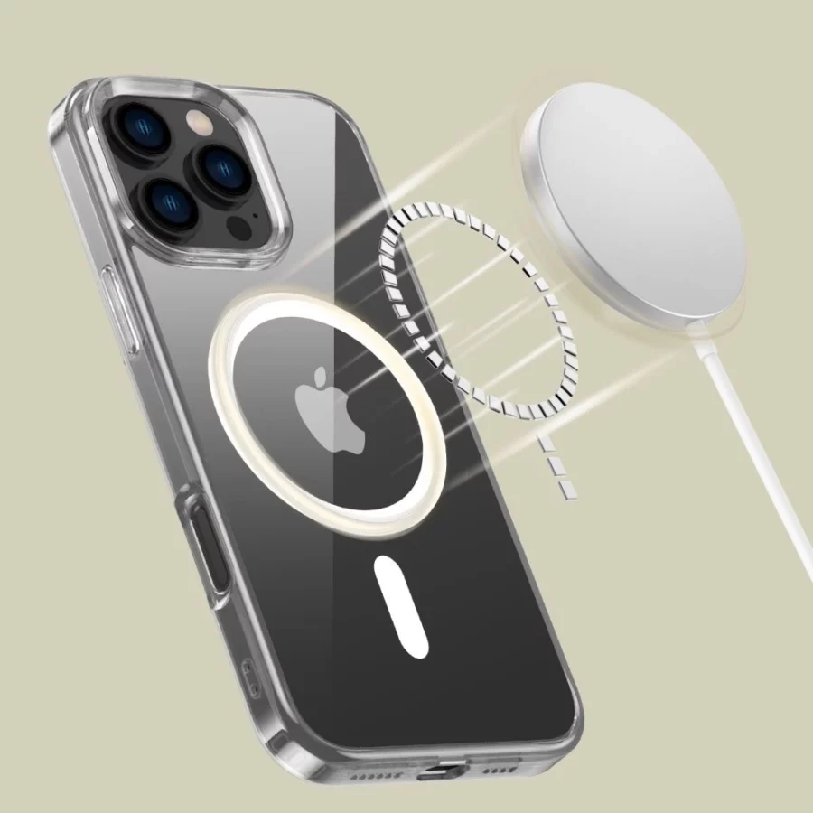 Etui Tech-Protect FlexAir Hybrid MagSafe na iPhone 16 Pro Max - przezroczyste