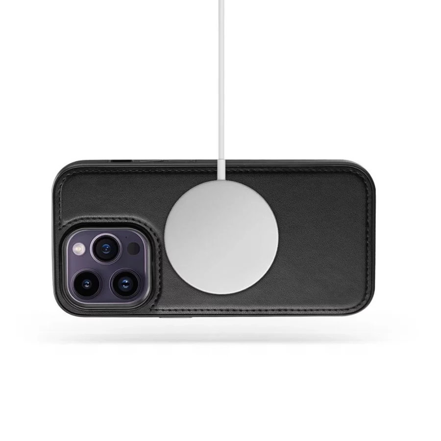 Etui Tech-Protect Wallet MagSafe z portfelem na iPhone 16 - czarne
