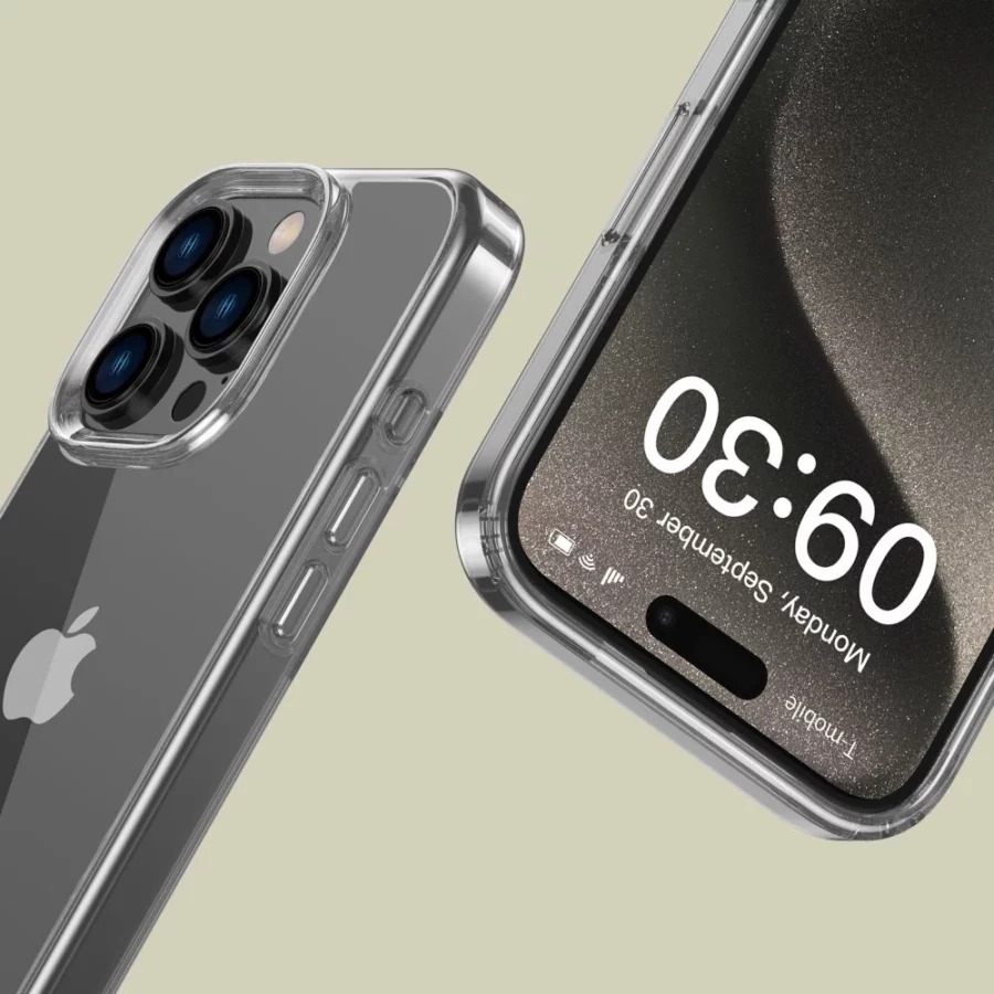 Etui Tech-Protect FlexAir Hybrid na iPhone 16 Pro - przezroczyste