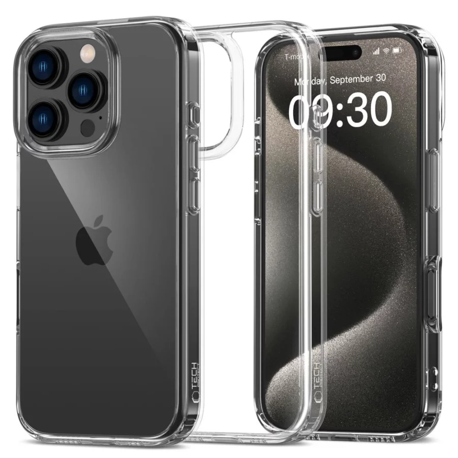 Etui Tech-Protect FlexAir Hybrid iPhone 16 Pro Max - przezroczyste
