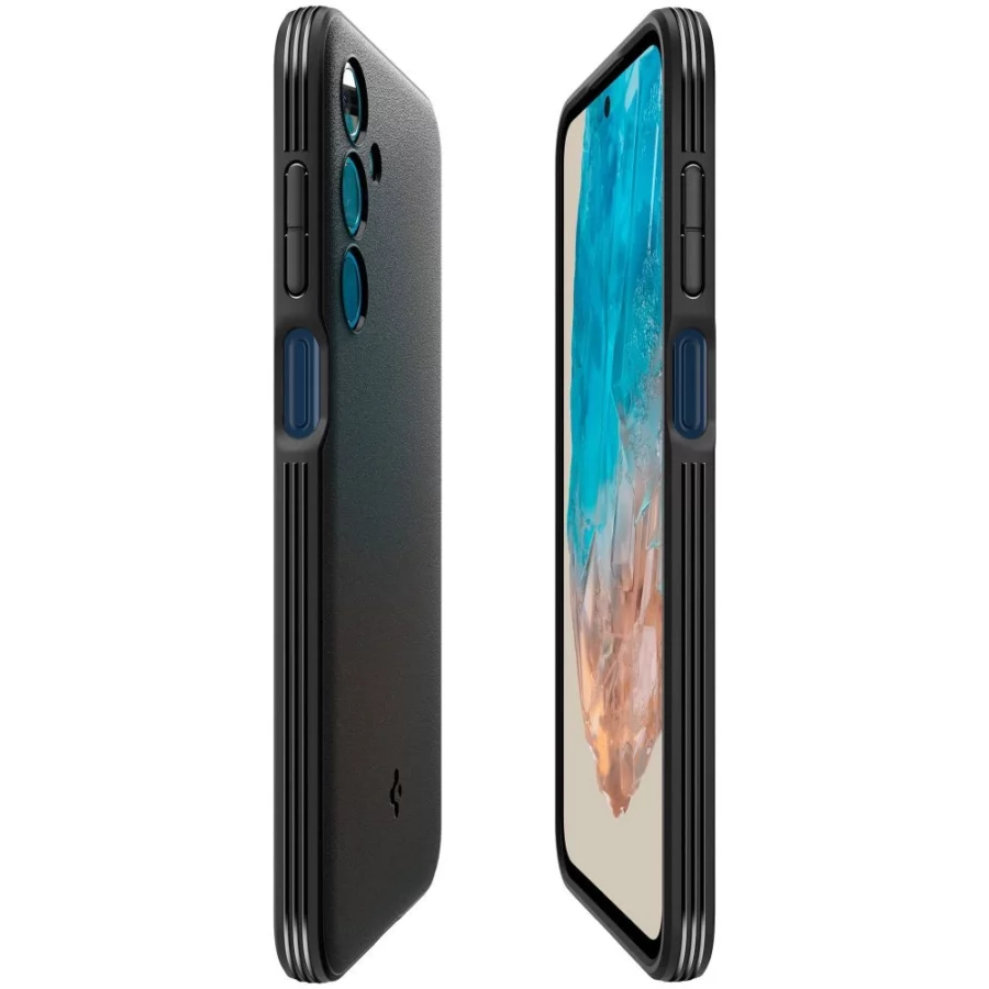 Etui Spigen Essential SandBlast na Samsung Galaxy M35 5G - czarne