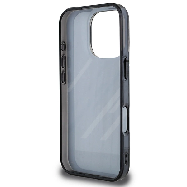 Etui BMW Motosport IML Random Stripes na iPhone 16 Pro - czarne