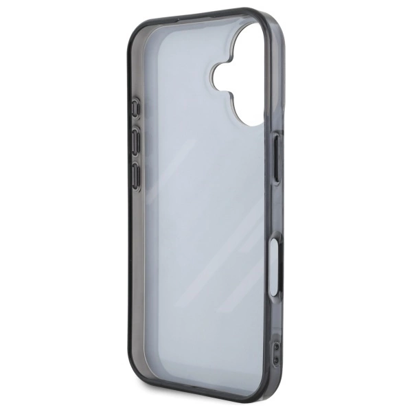 Etui BMW Motosport IML Random Stripes na iPhone 16 Plus - czarne