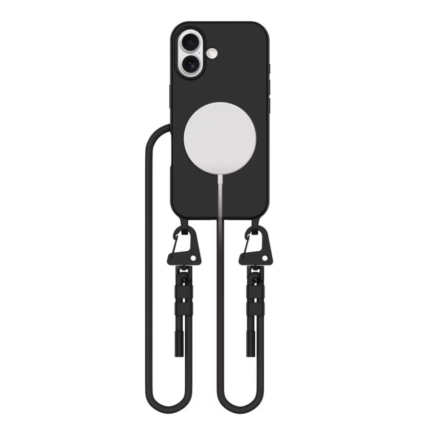 Etui Tech-Protect MagNecklace MagSafe na iPhone 16 - czarne