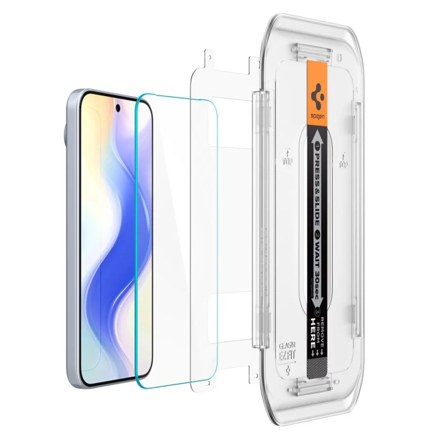Szkło hartowane Spigen Glas.tR EZ Fit z aplikatorem na Google Pixel 10 / 10 Pro / 9 / 9 Pro (2 szt.)