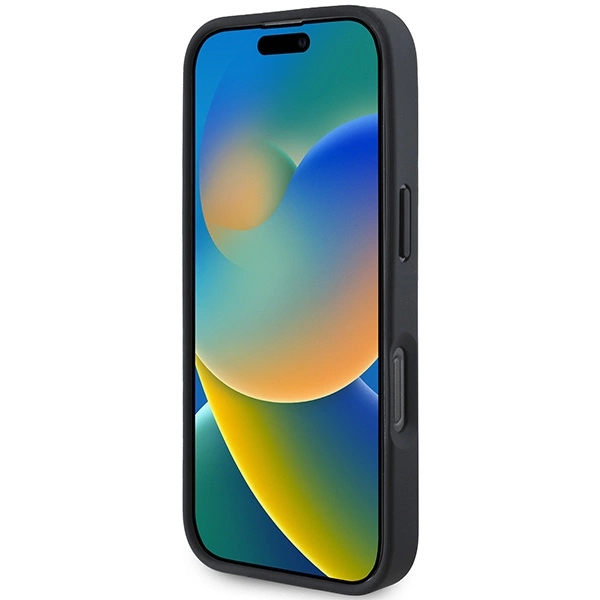 Etui BMW Leather Hot Stamp na iPhone 16 Pro - czarne