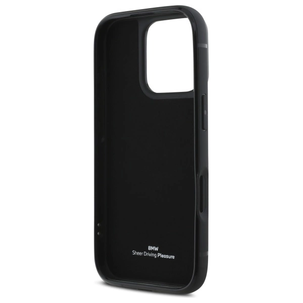 Etui BMW Sign Leather Cardslot na iPhone 16 Pro Max - czarne